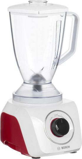 Bosch SmoothieMixx Μπλέντερ με Πλαστική Κανάτα 1.5 lt 500W Κόκκινο