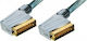 Καλώδιο Scart male - Scart male 3m Μπλε 271-38
