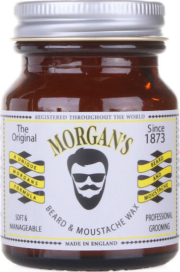 Morgan's Κερί Περιποίησης για Γένια και Μουστάκι Beard & Moustache Wax 50gr 50gr