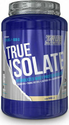 True Nutrition True Isolate Πρωτεΐνη Ορού Γάλακτος Χωρίς Λακτόζη με Γεύση Βανίλια 908gr