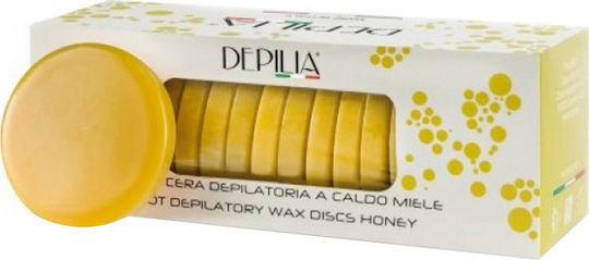 Depilia Hair Removal Wax in Discs for Face & Body Honey 400ml