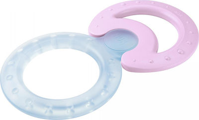 Nuk Teething Ring with Gel made of Silicone for 3 m+ Pink 1pcs