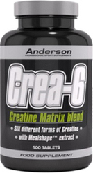 Anderson Crea-6 Creatine Matrix Blend 100 Tablets Anderson Crea-6 Creatine Matrix Blend 100 Tablets