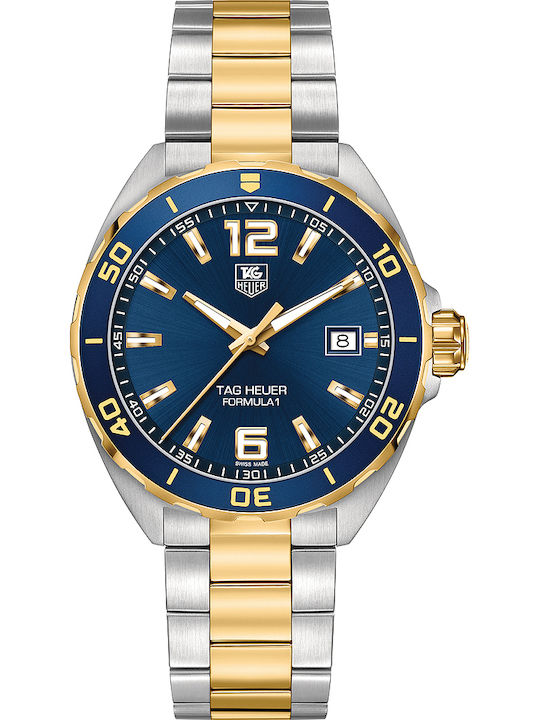 TAG Heuer Formula 1 Ρολόι Μπαταρίας με Μεταλλικό Μπρασελέ