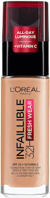 L'Oreal Paris Infaillible 32H Fresh Wear Machiaj lichid 235 Miere 30ml