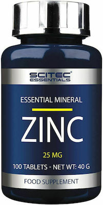 Scitec Nutrition Zinc 25mg 100 ταμπλέτες