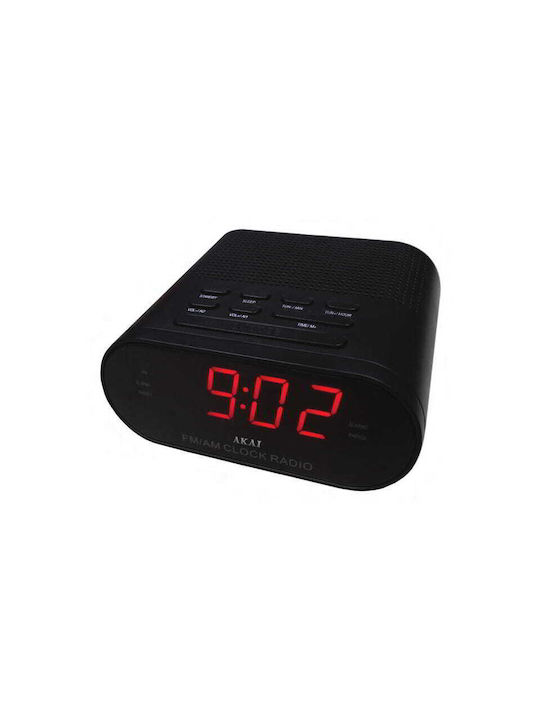 Akai Home CR002A-219 Επιτραπέζιο Ψηφιακό Ρολόι με Ξυπνητήρι & Ραδιόφωνο