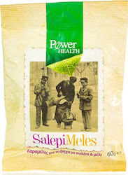 Power Health SalepiMeles Ластици за смучене Мед и Салеп 60гр Power Health SalepiMeles Ластици за смучене Мед и Салеп 60гр