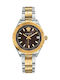 Versace Uhr mit Gold Metallarmband V12040015