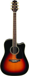 Takamine Semi-Acoustic Guitar GD51CE-BSB Dreadnought Cutaway Sunburst