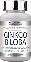 Scitec Nutrition Ginkgo Biloba 100 Capsules