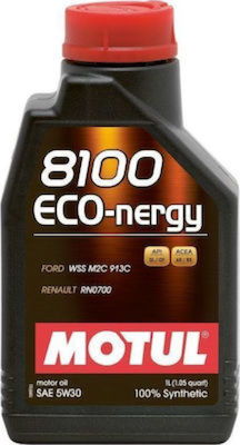 Motul 8100 Eco-nergy Synthetic Car Lubricant 5W-30 1lt