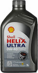 Shell Συνθετικό Λάδι Αυτοκινήτου Helix Ultra 0W-40 1lt