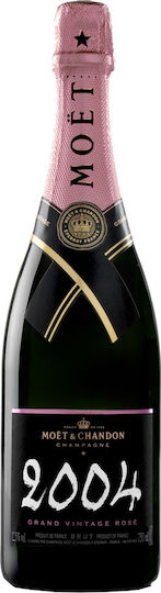 Moet & Chandon Σαμπάνια Grand Vintage Rose Ξηρή Ροζέ 2004 750ml