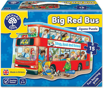 Kinderpuzzle Big Bus für 2++ Jahre 15pcs Orchard