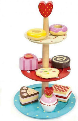 Le Toy Van Kochspielzeug / Küchenutensilien Cake Stand Set aus Holz für 3+ Jahre 7Stück TV283