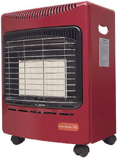 Coral Gas Smart Thermo Ceramic Gas Heater 4200W Red 38x42x69cm