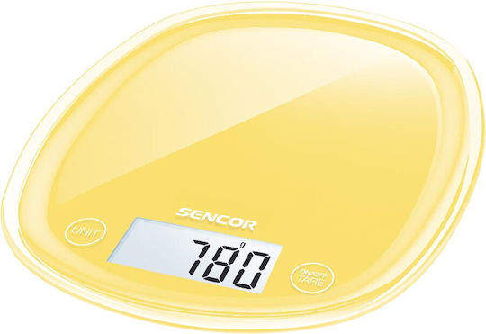 Sencor SKS 3 Digital Küchenwaage 1gr/5kg Gelb