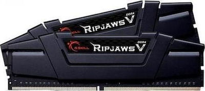 G.Skill Ripjaws V 16GB DDR4 RAM με 2 Modules (2x8GB) και Ταχύτητα 2800 για Desktop