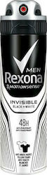 Rexona Men Motion Sense Invisible Black & White 48h Anti-perspirant Anti-transpirant Αποσμητικό 48h Spray 150ml Rexona Men Motion Sense Invisible Black & White 48h Anti-perspirant Anti-transpirant Αποσμητικό 48h Spray 150ml