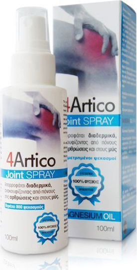 Bioplus 4Artico Magnesium Oil Joint Spray με Αιθέριο Έλαιο Γωλθερία, Μέντα & Ευκάλυπτο 100ml