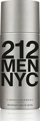 Carolina Herrera 212 Men NYC Deodorant Natural Αποσμητικό σε Spray 150ml