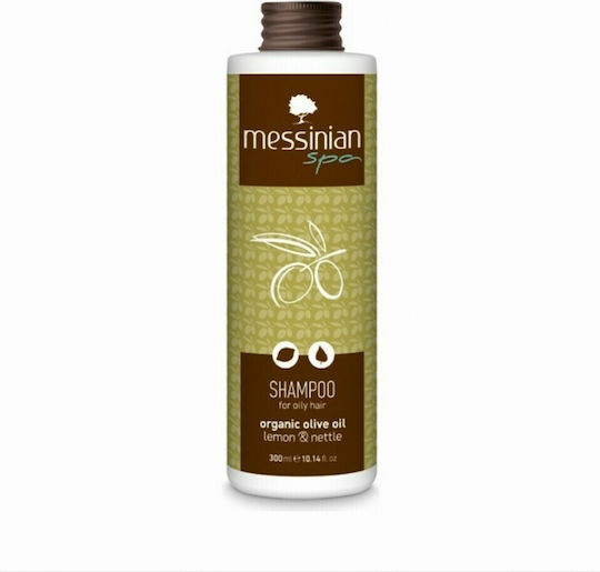 Messinian Spa Λεμόνι -Τσουκνίδα Σαμπουάν Ενυδάτωσης & Λείανσης για Λιπαρά Μαλλιά 300ml