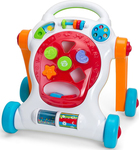 Globo Baby Walker Music Wheels Block Premergător pentru 12++ Luni Albă