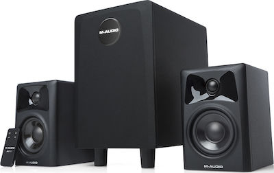 M-Audio Σετ Ηχείων Home Cinema 2.1 AV32.1 110W Black - Skroutz.gr