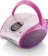 Lenco Portable Radio-CD Player Equipped with CD / MP3 / Radio Pink