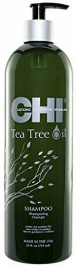 CHI Tea Tree Oil Σαμπουάν για το Ευαίσθητο Τριχωτό για Λιπαρά Μαλλιά 739ml
