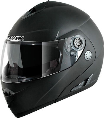 Shark Openline Pinlock Flip-Up Helmet with Sun Visor ECE 22.05 1750gr Prime Matt Black HE9652E