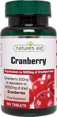 Natures Aid Cranberry 200mg 90 ταμπλέτες