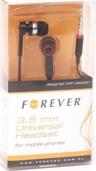 Forever HF-B1 In-ear Handsfree with 3.5mm Connector Black