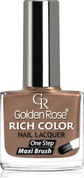 Golden Rose Богат Цвят Гланцов Лак За Нокти Каф...