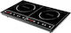 Royalty Line RL-DIP-4000.2 Induction Countertop Double Burner Black