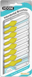 Stoddard Dental Icon Μεσοδόντια Βουρτσάκια 0.7mm Κίτρινα 8τμχ