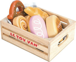 Le Toy Van Wooden Bakery Basket for Ages 3+