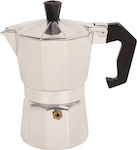 Keskor HLP1-2 Stovetop Espresso Pot for 2Cups Silver