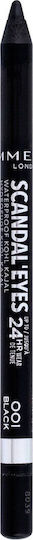 Rimmel Scandaleyes 24h Waterproof Kohl Kajal 01 Black