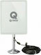 Q-Tech NETQ-3000S Αντάπτορας Δικτύου USB με Ασύρματη Σύνδεση Wi-Fi 150Mbps