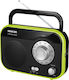 Sencor SRD 210 Retro Portable Radio Electric / Battery Black