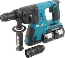 Makita Schlagbohrmaschine Bohrhammer 18V mit 2 Batterien 3Ah DHR264RMJ