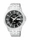 Citizen Ανδρικό Ρολόι 41mm Μπαταρίας με Ασημί Μεταλλικό Μπρασελέ