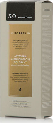 Korres Abyssinia Superior Gloss Colorant 3.0 Σκούρο Καστανό 50ml