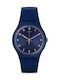 Swatch Mono Ceas cu Albastru Curea de Cauciuc