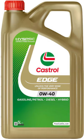 Castrol Edge Titanium FST A3/B4 Συνθετικό Λάδι Αυτοκινήτου 0W-40 4lt