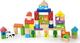 Viga Toys Set Cuburi De Construit „Fermă” În Găleată, Din Lemn Pentru 1+ Ani 50 Bucăți