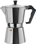 Bella Cucina BC/KAF/003 Stovetop Espresso Pot for 3Cups Silver