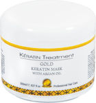 Live Spa Cosmetics Gold & Keratin Mask 500ml Repairing Hair Mask 500ml